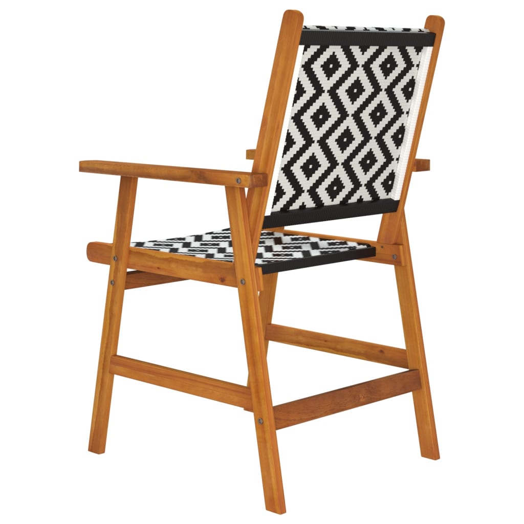 vidaXL Chaises de jardin 2 pcs Bois d'acacia massif