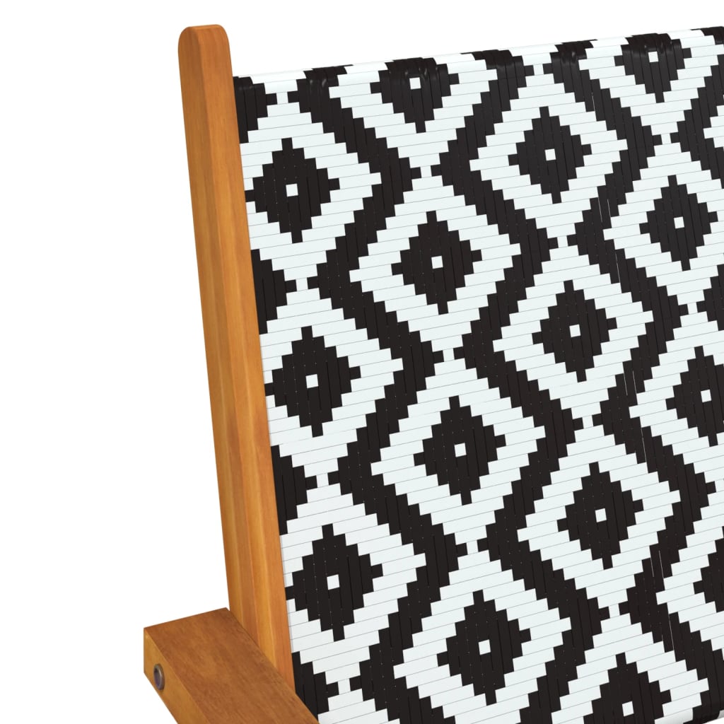 vidaXL Chaises de jardin 2 pcs Bois d'acacia massif