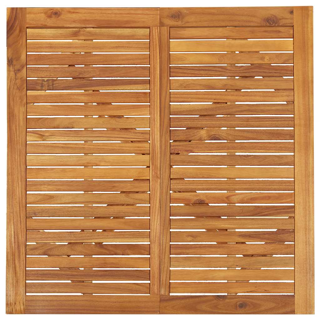vidaXL Gartentisch 110x110x75 cm Massivholz Akazie