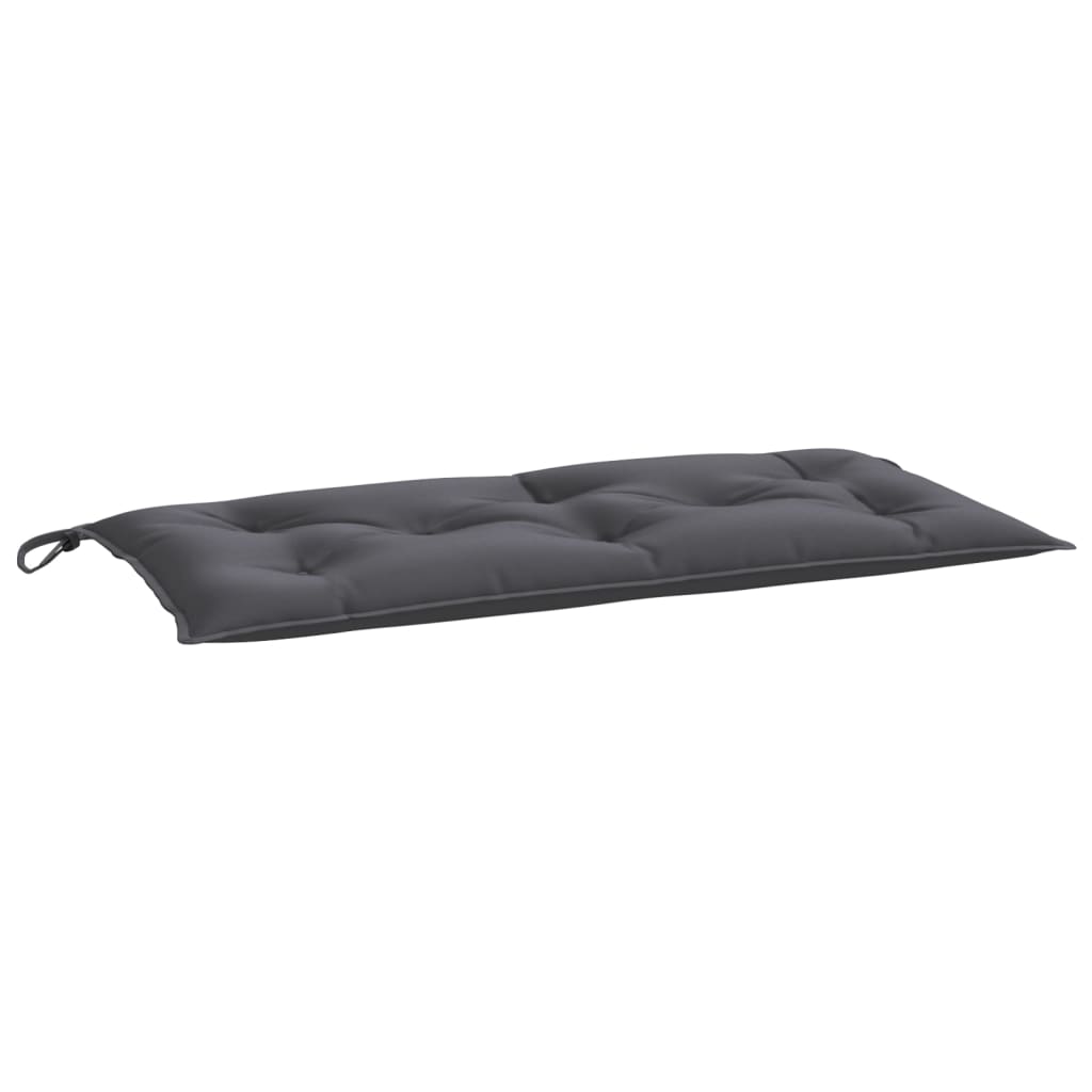 vidaXL Coussin pour banc de jardin Anthracite 110x50x7 cm Tissu Oxford