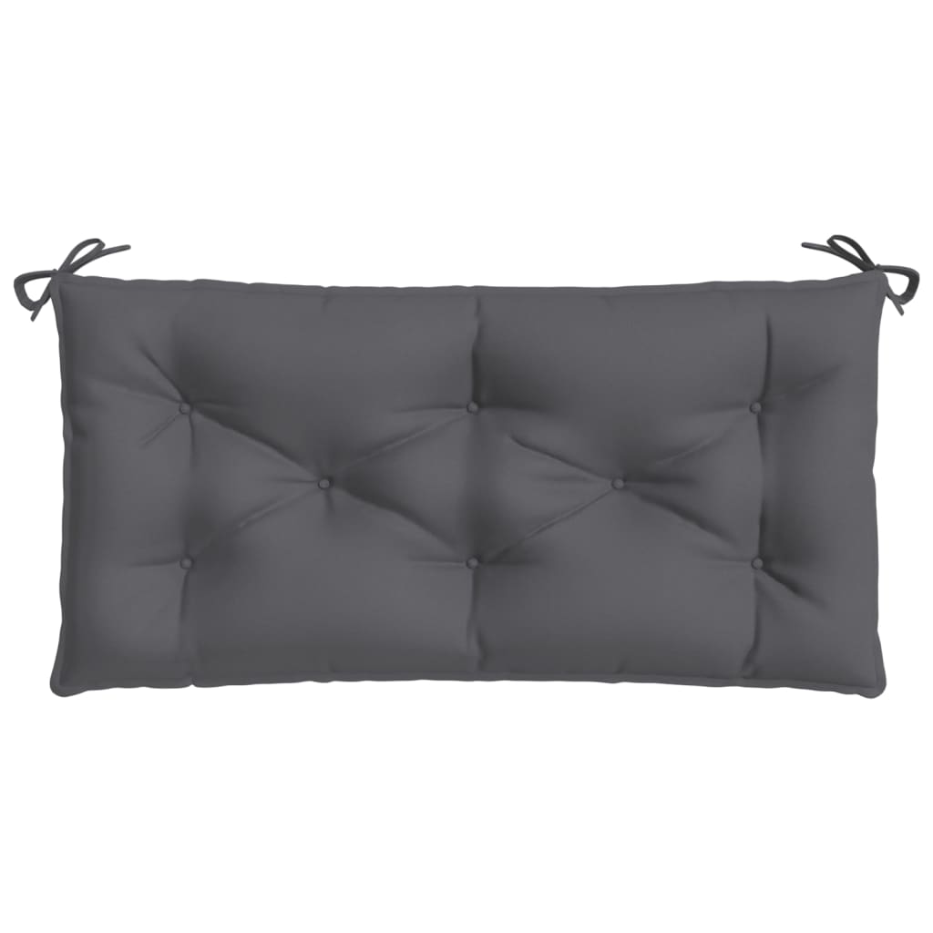 vidaXL Coussin pour banc de jardin Anthracite 110x50x7 cm Tissu Oxford