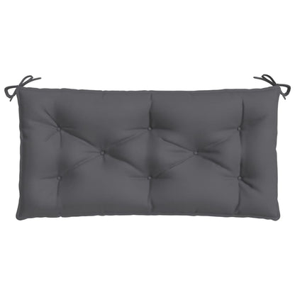 vidaXL Coussin pour banc de jardin Anthracite 110x50x7 cm Tissu Oxford