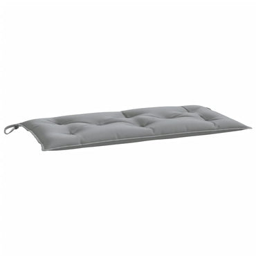 vidaXL Coussin de banc de jardin gris 110x50x7 cm en tissu Oxford