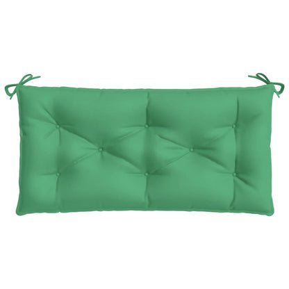 vidaXL Gartenbank-Auflage Grün 110x50x7 cm Oxford-Gewebe