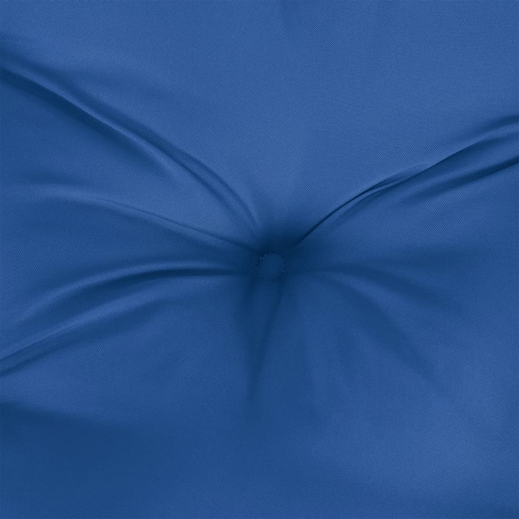 vidaXL Coussin de banc de jardin bleu 110x50x7 cm Tissu Oxford