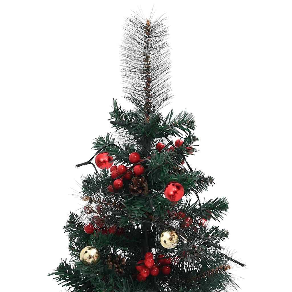 vidaXL Künstlicher Weihnachtsbaum mit Beleuchtung 2 Stk. Outdoor 76 cm