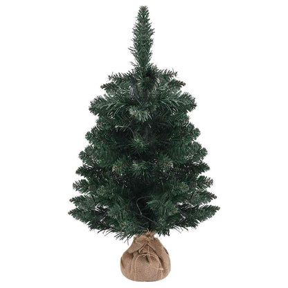 vidaXL Künstlicher Weihnachtsbaum mit Beleuchtung & Ständer Grün 60 cm