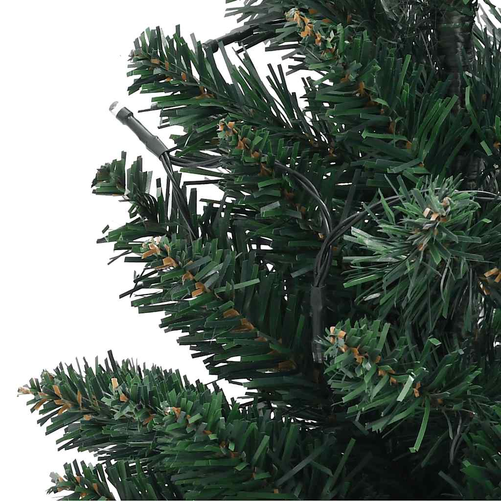 vidaXL Künstlicher Weihnachtsbaum mit Beleuchtung & Ständer Grün 60 cm