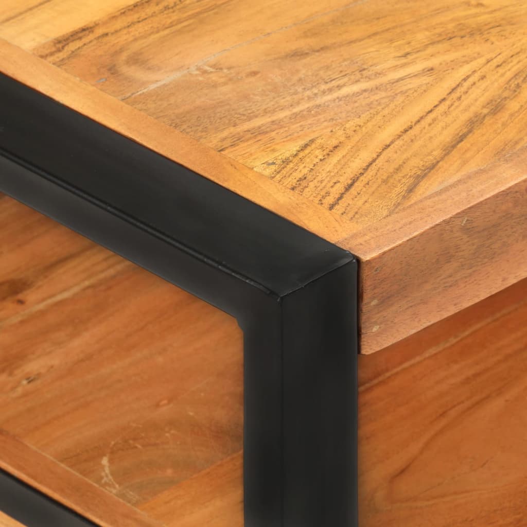 vidaXL Couchtisch 120x60x40 cm Akazie Massivholz