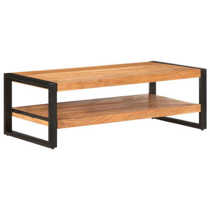vidaXL Couchtisch 120x60x40 cm Akazie Massivholz