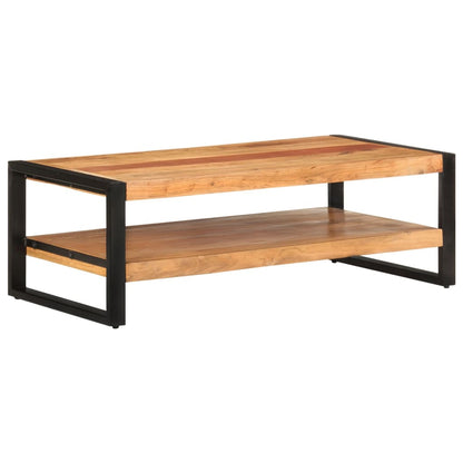 vidaXL Couchtisch 120x60x40 cm Akazie Massivholz