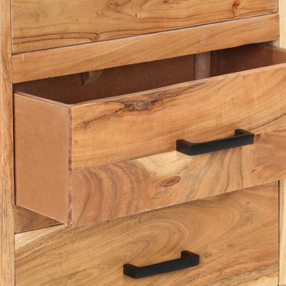 vidaXL Sideboard 88x30x73 cm Akazie Massivholz