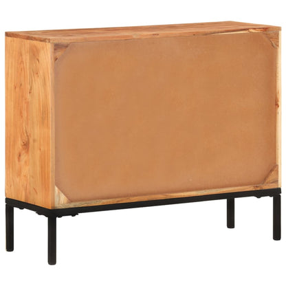 vidaXL Sideboard 88x30x73 cm Akazie Massivholz