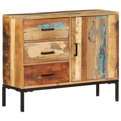 vidaXL Sideboard 88x30x73 cm Altholz Massiv