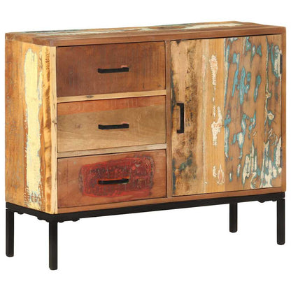 vidaXL Sideboard 88x30x73 cm Altholz Massiv