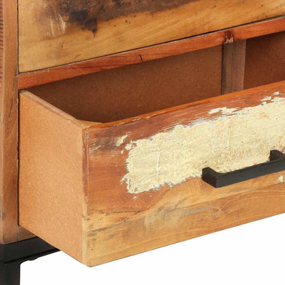 vidaXL Sideboard 88x30x73 cm Altholz Massiv