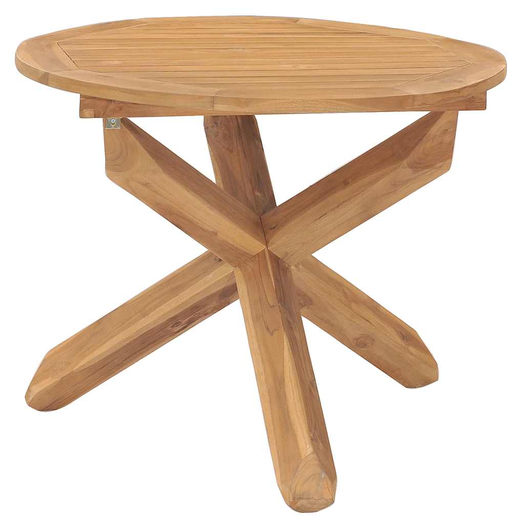 vidaXL Ensemble de salle à manger de jardin 5 pcs en teck massif