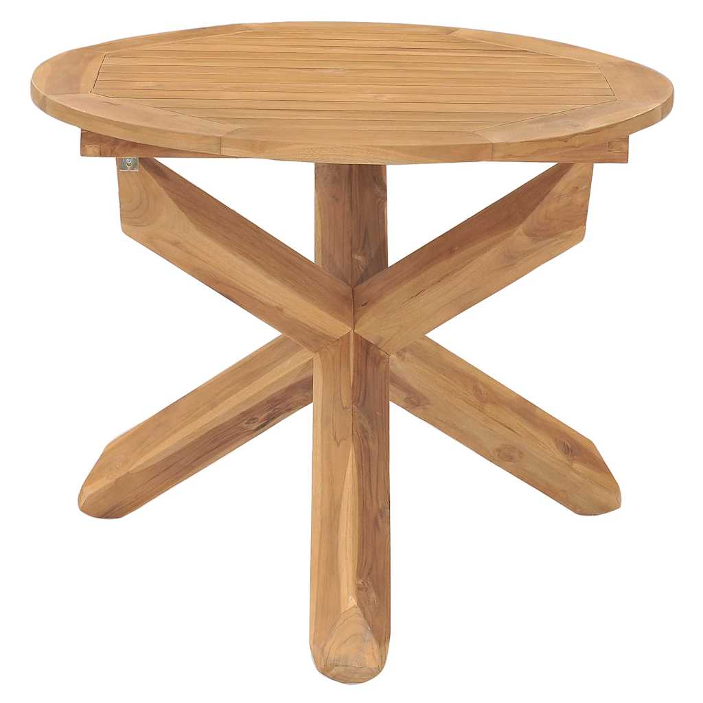 vidaXL Ensemble de salle à manger de jardin 5 pcs en teck massif