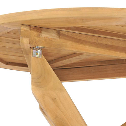 vidaXL Ensemble de salle à manger de jardin 5 pcs en teck massif