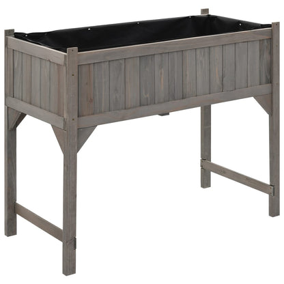 vidaXL Carré potager avec serre 110x54x120 cm Bois de sapin massif