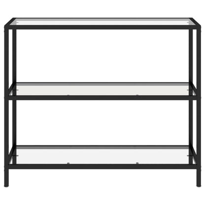 vidaXL Regal Transparent 100x36x90 cm Gehärtetes Glas