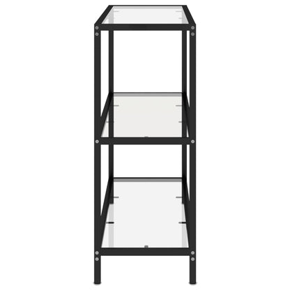 vidaXL Regal Transparent 100x36x90 cm Gehärtetes Glas