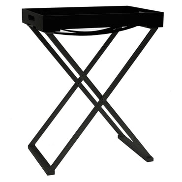 vidaXL Table pliante Noir 48x34x61 cm MDF