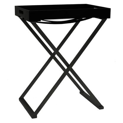 vidaXL Table pliante Noir 48x34x61 cm MDF