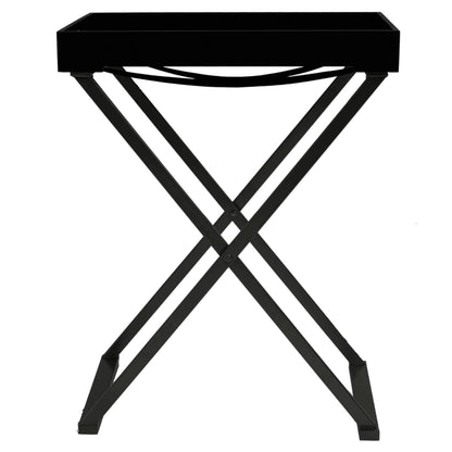 vidaXL Table pliante Noir 48x34x61 cm MDF