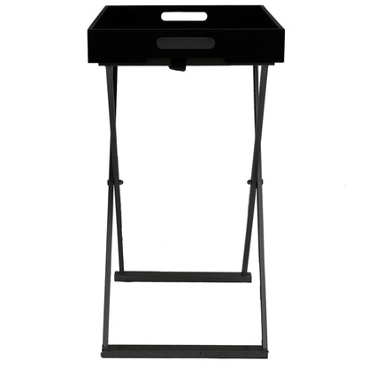vidaXL Table pliante Noir 48x34x61 cm MDF