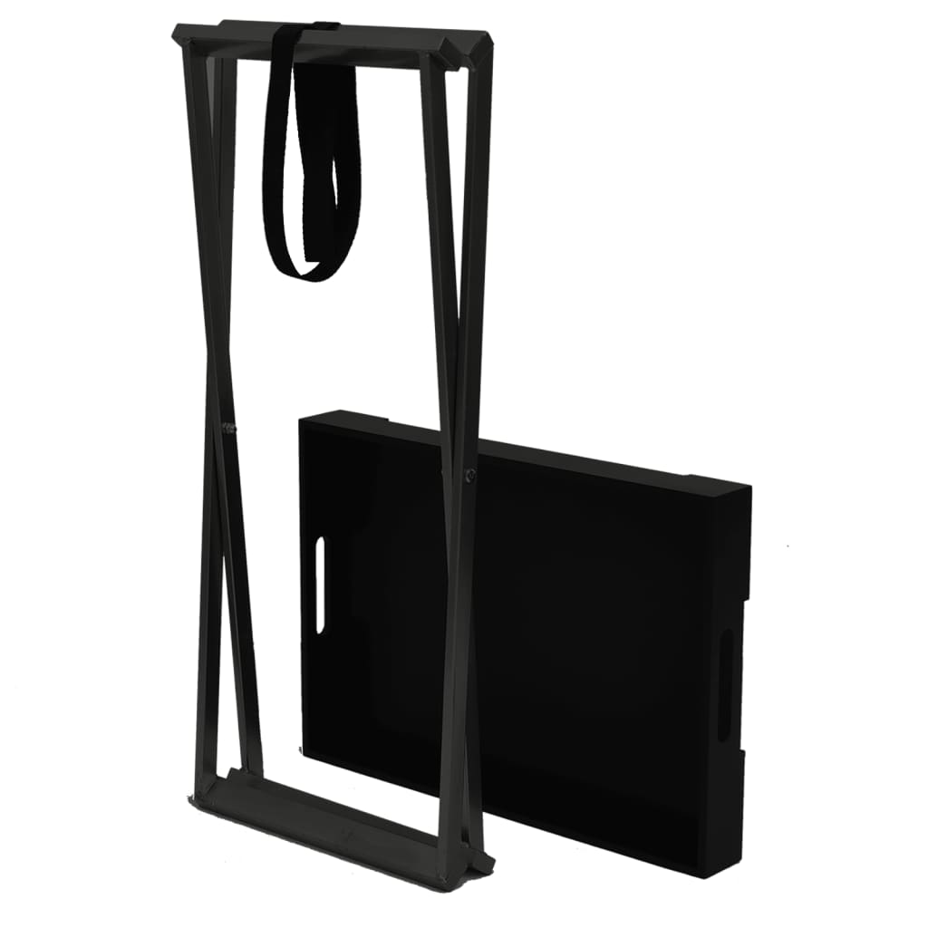 vidaXL Table pliante Noir 48x34x61 cm MDF