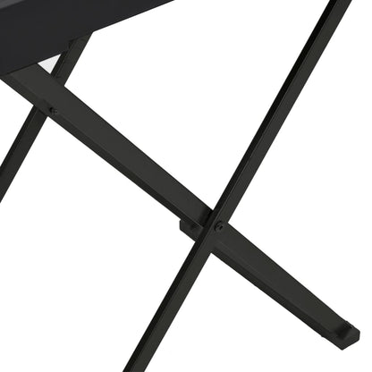 vidaXL Table pliante Noir 48x34x61 cm MDF