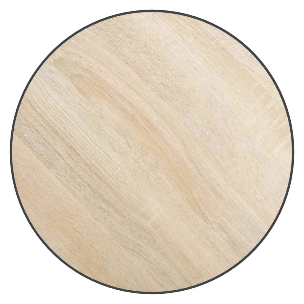 vidaXL Table d'appoint Chêne Sonoma Ø35 cm MDF