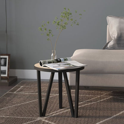 vidaXL Table d'appoint Chêne Sonoma Ø35 cm MDF