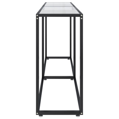 vidaXL Console Transparente 180x35x75,5 cm Verre Trempé
