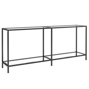 vidaXL Console Transparente 180x35x75,5 cm Verre Trempé
