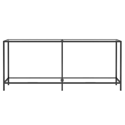 vidaXL Console Transparente 180x35x75,5 cm Verre Trempé
