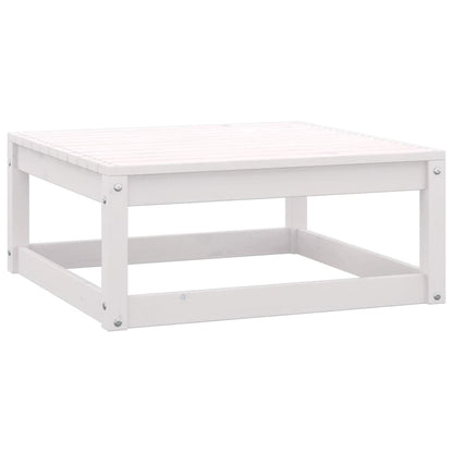 vidaXL 4-tlg. Garten-Lounge-Set Weiß Massivholz Kiefer