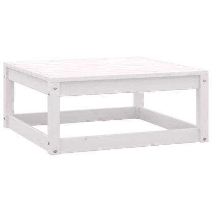vidaXL 4-tlg. Garten-Lounge-Set Weiß Massivholz Kiefer