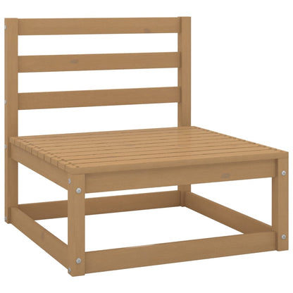 vidaXL Salon de jardin 4 pièces avec coussins Bois de pin massif
