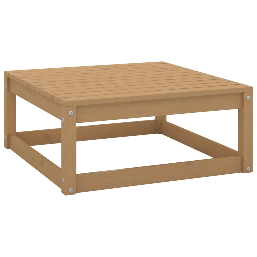 vidaXL Salon de jardin 4 pièces avec coussins Bois de pin massif
