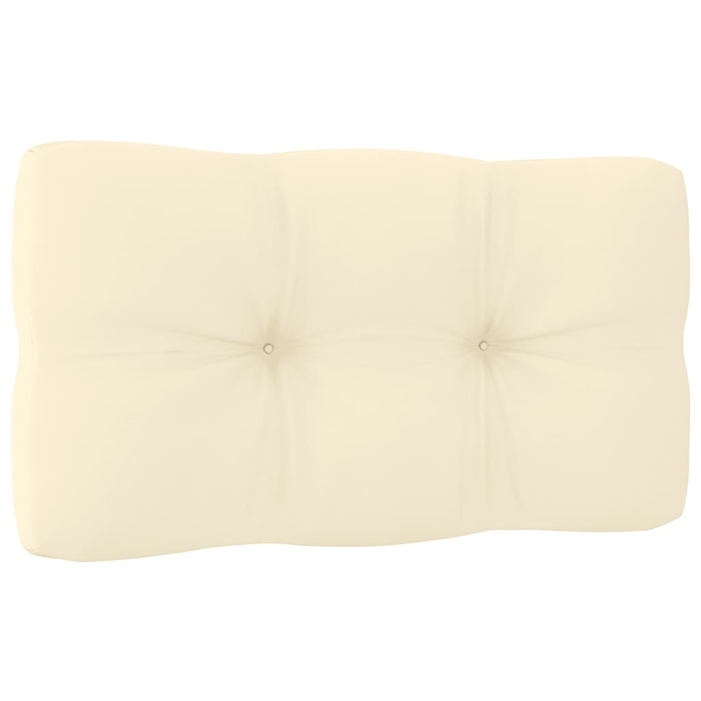 vidaXL 4-Sitzer-Gartensofa mit Kissen Kiefer Massivholz