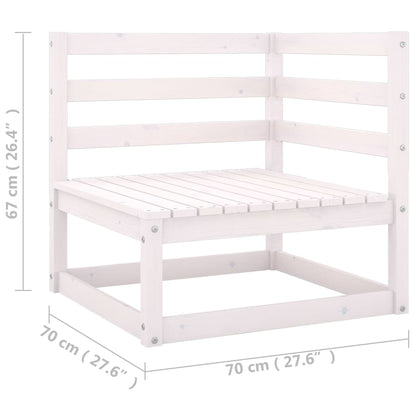 vidaXL 4-tlg. Garten-Lounge-Set mit Kissen Kiefer Massivholz