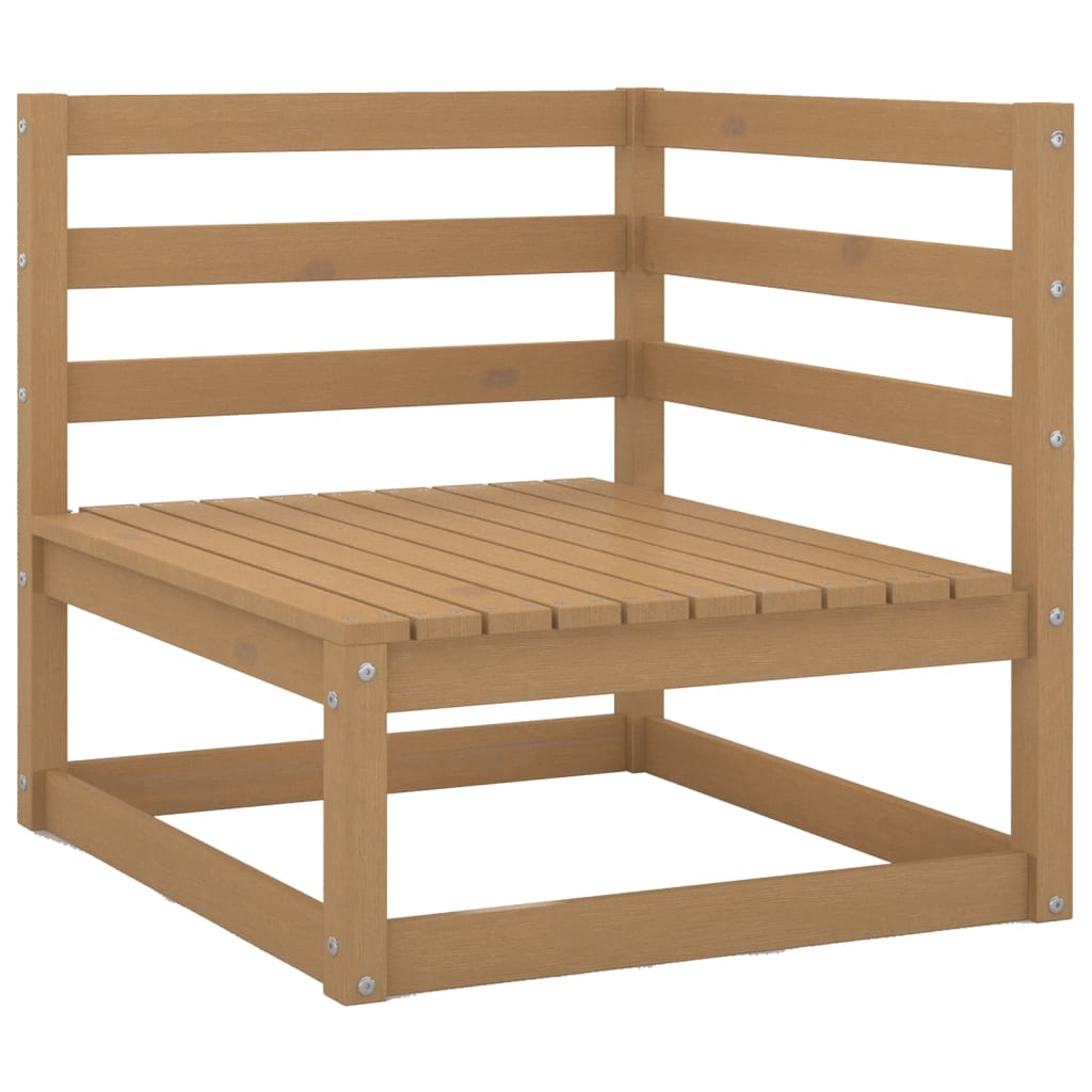 vidaXL Salon de jardin 4 pièces avec coussins Bois de pin massif