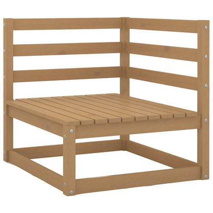 vidaXL Salon de jardin 4 pièces avec coussins Bois de pin massif