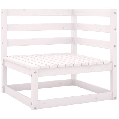 vidaXL Salon de jardin 4 pcs avec coussins, bois de pin massif