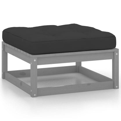 vidaXL 7-tlg. Garten-Lounge-Set mit Kissen Massivholz Kiefer