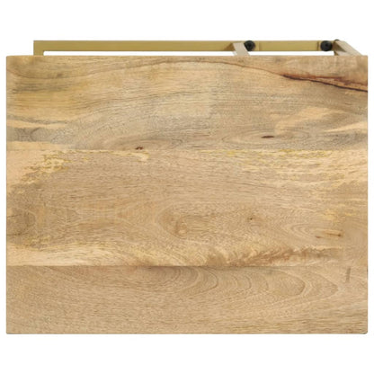 vidaXL Beistelltisch 35x45x65 cm Massivholz Mango