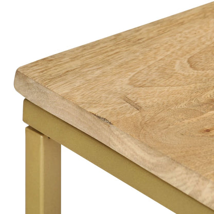 vidaXL Beistelltisch 35x45x65 cm Massivholz Mango