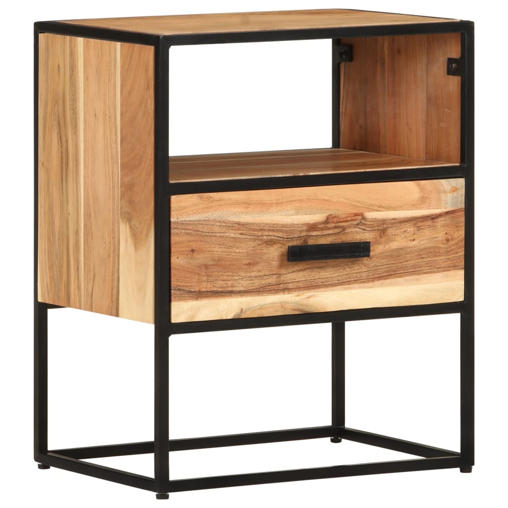 vidaXL Nachttisch 40x30x50 cm Massivholz Akazie